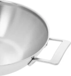 Demeyere Industry 5 RVS Wokpan – Wokpan Inductie – 30 Cm –2 Handvaten – PTFE-vrij -Keuken Pot Winkel 1126x1200