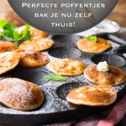 IRONO Poffertjespan Set - Incl. Doseerfles, Kwast En Vork - Poffertjespan Inductie En Electrisch - Poffertjesmaker 19 Poffertjes - Poffertjes Maken - Spuitfles - Cadeau Voor Mannen En Vrouwen -Keuken Pot Winkel 1198x1200 28