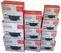 Royalty Line - Marble Soep/braadpan - Met Glazen Deksel Zwart - 20 CM. RL-BS20ML -Keuken Pot Winkel 1200x1056