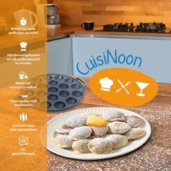 CuisiNoon® Poffertjespan Premium - Complete Poffertjesmaker Set - Inclusief Bakboek -Keuken Pot Winkel 1200x1200 1416