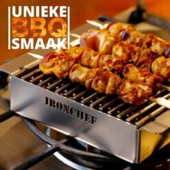 IRONCHEF Lavastenen Grill - Geschikt Voor Gasfornuis - Barbecue - BBQ - Grillplaat - Grilplaat - Bakplaat - Grillpan -Keuken Pot Winkel 1200x1200 1458