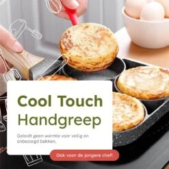 Merkloos Pancake Pan - Omeletpan - Eierpan - Anti Aanbaklaag - PFAS Vrij - Pancake Maker - Geschikt Voor Alle Warmtebronnen - Inductie Pannen -Keuken Pot Winkel 1200x1200 1568