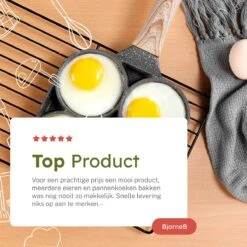 Merkloos Pancake Pan - Omeletpan - Eierpan - Anti Aanbaklaag - PFAS Vrij - Pancake Maker - Geschikt Voor Alle Warmtebronnen - Inductie Pannen -Keuken Pot Winkel 1200x1200 1571