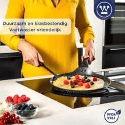 Westinghouse Black Marble - Pannenkoekenpan Inductie - Ø 28 Cm - Zwart Marmer -Keuken Pot Winkel 1200x1200 227