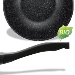 Royalty Line Marble Coating Wok - Met Glazen Deksel - Zwart - 30 Cm 8 Royalty Line Marble Coating Wok - Met Glazen Deksel - Zwart - 30 Cm -Keuken Pot Winkel 1200x1200 845