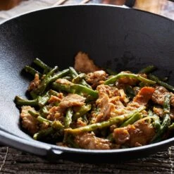 Orange85 Gietijzeren Wokpan - Alle Warmtebronnen - Inductie - Wok - Zwart - 31cm - Gietijzer - Wokpannen -Keuken Pot Winkel 1200x1200 896