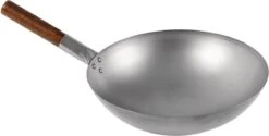 London Wok Wok Met Ronde Bodem 38cm CT246 - Horeca & Professioneel