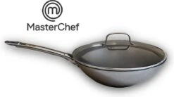 MasterChef / Jumbo - Wokpan - Met Glazen Deksel - 28 Cm - Inductie -Keuken Pot Winkel 1200x671 2