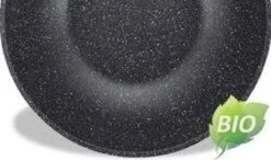 Royalty Line Marble Coating Wok - Met Glazen Deksel - Zwart - 30 Cm 13 Royalty Line Marble Coating Wok - Met Glazen Deksel - Zwart - 30 Cm -Keuken Pot Winkel 1200x707 5