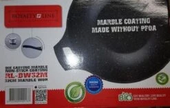 Royalty Line Marble Coating Wok - Met Glazen Deksel - Zwart - 30 Cm 10 Royalty Line Marble Coating Wok - Met Glazen Deksel - Zwart - 30 Cm -Keuken Pot Winkel 1200x763 5