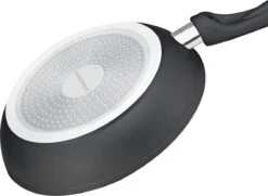 Herzberg HG-FP3: 3-Delige Koekenpan Van Gesmeed Aluminium 20/24/28 - ZILVER -Keuken Pot Winkel 1200x877