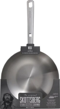 Skottsberg Wok Stainless Steel 28 Cm Roestvrijstaal -Keuken Pot Winkel 662x1200 1