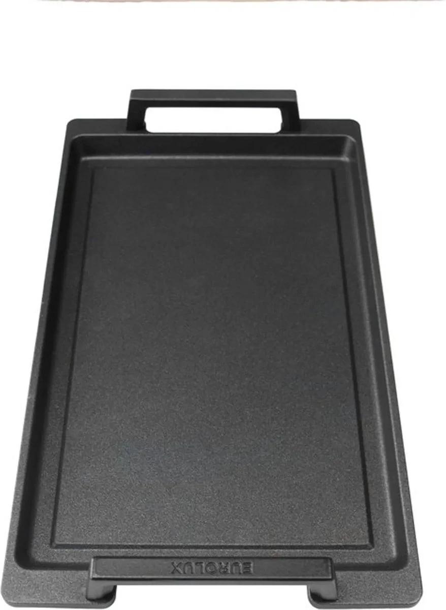Eurolux Teppanyaki Plaat Met Grepen - 41 X 24 X 2.5 Cm - Zwart - Aluminium - Geschikt Voor Alle Warmtebronnen 11 Eurolux Teppanyaki Plaat Met Grepen - 41 X 24 X 2.5 Cm - Zwart - Aluminium - Geschikt Voor Alle Warmtebronnen - Afbeelding 11